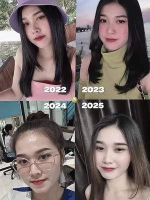 A post by @kribormey on TikTok caption: 2022& 2023& 2024& 2025 នៅតែដដែល💖