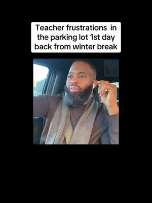 A post by @therealeddiebcomedy on TikTok caption: Teacher frustrations  in the parking lot 1st day back from winter break! #therealeddiebcomedy #teacher #teachers #teacherlife #educator #teachersonlycomedytour2024 #educatorsoftiktok #tiktokteacher #Theteachersvoice #Theteacherschamp #teacherschamp #teachersvoice #WhatWouldEddieBSay #teacherstrike  #Teacherselfdefense #Cpitraining #publicschool #fyp #Disrespect #Cpitraining #christmas 