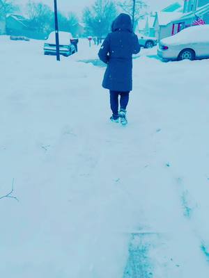 A post by @dhungelindra42 on TikTok caption: Snow day#foryoupage #tiktokpartner #dhungelindra42 #Love #foryou #blaclickohio# luggage #goviral #