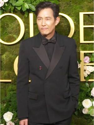 A post by @gucci on TikTok caption: #GoldenGlobes ready. #LeeJungJae 