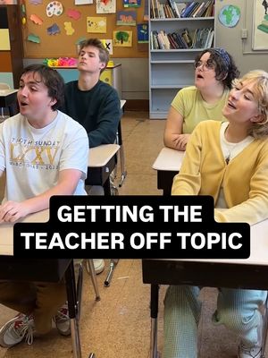 A post by @americanhighshorts on TikTok caption: serving tea instead of tests #americanhighshorts #popquiz #teachersoftiktok #schoolhacks 