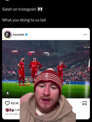 A post by @jonathanmorley2 on TikTok caption: Something needs to happen soon 🤷‍♂️ #football #liverpool #lfc #premierleague #jonathanmorleylfc 