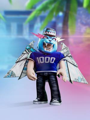 A post by @roblox on TikTok caption: When you look good, you feel good. When you feel good, you play good. Go (Mr.) Beast mode in Beast Games.