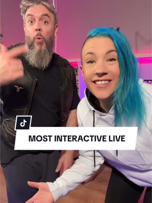 A post by @xstarwake on TikTok caption: WE HAVE THE MOST INTERACTIVE LIVE ON THE PLANET UNIVERSE! #GamingOnTikTok #GamingSetup #iamlive #tiktoklive #couplegoal #interactivelive #TikTokLivegaming #squidgameroblox 