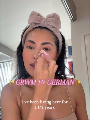 A post by @flomoneyyy on TikTok caption: GRWM in German 🤍 #grwm #german #model 