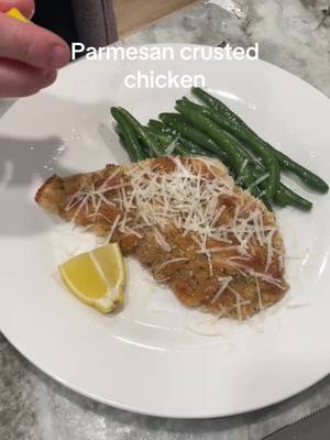 A post by @jenpledgerrealestate on TikTok caption: #parmesancrustedchicken #chickenrecipes #chicken #DinnerIdeas #quickdinner #quickdinnerideas #fyp 