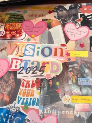 A post by @emilianaguerral on TikTok caption: Vision Board❤️✨ Un video un poco diferente a los que estoy acostumbrada hacer pero que les quería comparar. El 2024 fue un año lleno de muchos logros para mi asi que quería compartirlo con ustedes y espero que este 2025 sea igual 🫶🏻 Aquí algunos tips que me siento que me funcionaron para mi vision board el año pasado , no soy la más experta en esto pero 100% disfrute mucho hacerlo!  Ya pronto les compartiré más sobre mis metas de este año 🤭 #visionboard #goals2025 #viral #tips #meta #2025 #fyp #foryou 