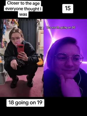 A post by @sleepy_sami on TikTok caption: #duet with @Sami Brown Honestly, the only thing that changed is my haircut. #samibrown #youngcontentcreator #contentcreator #scp #fyp #agalapse #agecomparision 