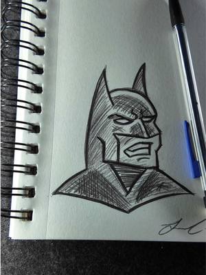 A post by @inthehandsoflando on TikTok caption: Save for later #artistsoftiktok #drawing #artistsoftiktok #fyp #howto #batman 