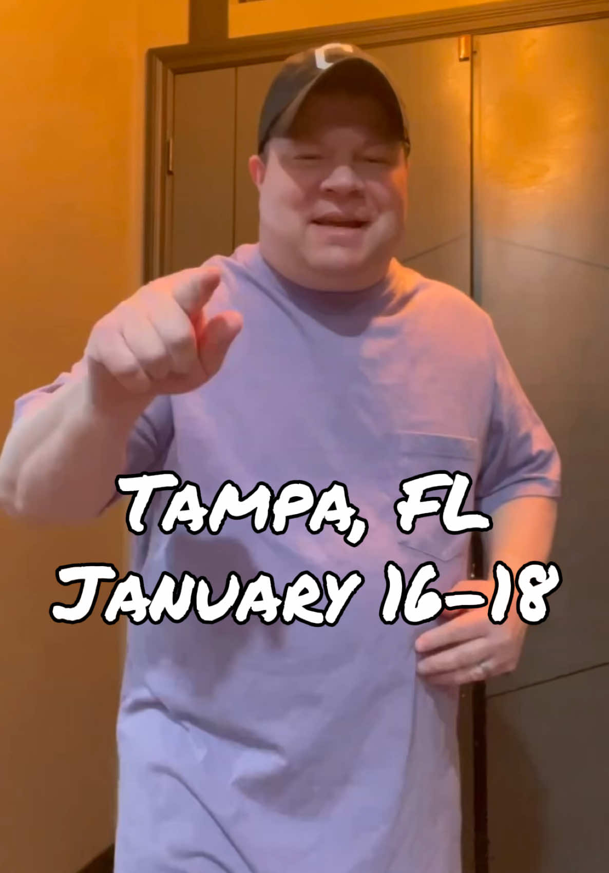 A post by @caparulo on TikTok caption: #JohnCaparulo #Tampa @SideSplittersComedy  #comedy #standupcomedy #tourdates #tour 