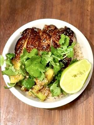 A post by @thomas_straker on TikTok caption: Miso chicken, brown rice and smashed cucumber  #foodyouwanttoeat #miso #chicken