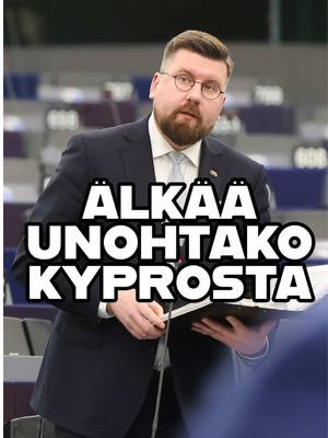 A post by @sebastiantynkkynen on TikTok caption: Itsenäisen valtion rajojen siirtely voimakeinoin ei yksinkertaisesti ole hyväksyttävää. Siitä tule hyväksyttävää, vaikka vuosia kuluisi miehityksen jälkeen. Venäjä miehitti Krimin yli 10 vuotta sitten, mutta Krim ei edelleenkään ole Venäjän omaisuutta. Aivan sama logiikka pätee Pohjois-Kyprokseen. Se ei kuulu Turkille, vaikka Turkki miehitti Pohjois-Kyproksen yli 50 vuotta sitten. Miehittäjien rikoksia ei pidä unohtaa.