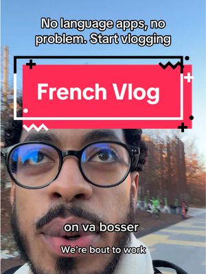 A post by @culturedbycarlos on TikTok caption: No excuses to avoid language practice. Close Duolingo, skip the hour lessons, pull out your camera and start talking. Whatever you have trouble saying, thats what you should learn this week. Start practicing #languagelearning #learnfrench #polyglot #multilingual 