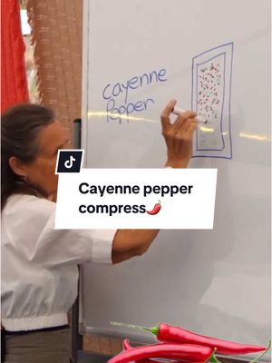 A post by @thehealthyyhabitat on TikTok caption: #cayennepepper #benefits #health #coldfeet #wellness #tips #demo #tutorial #naturalremedies #holistichealth #healthylifestyle #healthyliving #hacks #compress #natural 