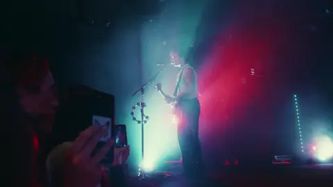 A post by @wethreemusic on TikTok caption: i know you need a bad guy… live version out now #badguy #livealbum #wethreeband