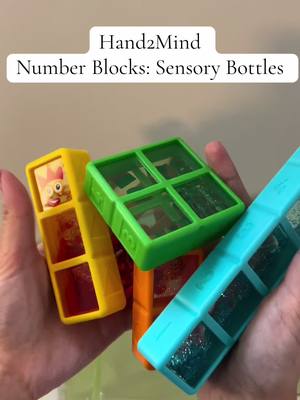 A post by @maliaandfamily on TikTok caption: My 3 year old loves them!! #hand2mind #numberblocks #sensorytoy #learningtoys #toddler #momlife 