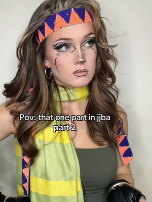 A post by @ireland_bennett on TikTok caption: Joseph’s confession. Also idk why my audio lags when I save my drafts like I swear my lips are synced irl guys 😭😂 #anime #cosplayer #cosplay #jojosbizarreadventure #jojo #josephjoestar 