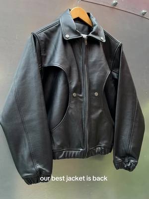 A post by @supraw_ on TikTok caption: tomorrrooooow #jacket #leather #classic #fyp 