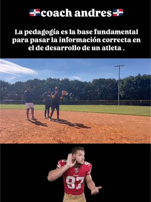 A post by @thebaseballfundamentals on TikTok caption: 🇩🇴coach andres. Mi objetivo es dar lo que por gracia Dios me a regalado la sabiduría y la inteligencia de transmitirles otros el conocimiento para que puedan hacer mejor las cosas en este deporte EL BÉISBOL ⚾️  #baseball #beisbol #sofball #fyp #parati 