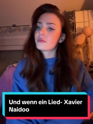 A post by @marielane_official on TikTok caption: Einer der krassesten Songs die es in Deutschland gibt 🥹#xaviernaidoo #undwenneinlied #cover #sing #söhnemannheims #fyp