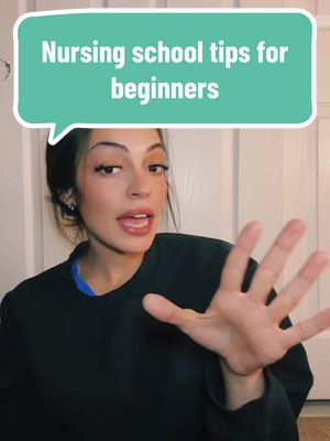 A post by @tiffdollas on TikTok caption: a few tips ive learned early #fyp #nursingstudent #studytips 