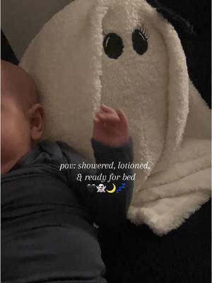 A post by @noirnegina on TikTok caption: Baby bat & Miss Boo 🦇🖤🌙@Noodle & Boo, LLC if you want your baby to smell extra good✨ #fyp #babybat #ghostpillow #nursery #goth #decor #vintagenursery #spookybaby #routine 