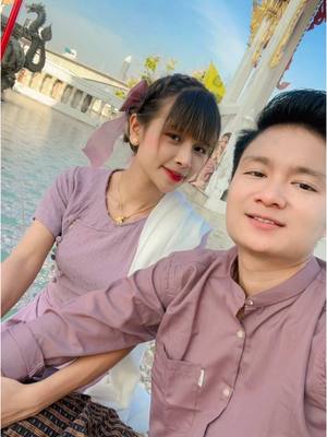 A post by @nandaaung995 on TikTok caption: #tiktokmyanmar မျောက်လောင်းလေးမွေးနေ့ ဘုရားရောက်...❤️@🇲🇲🤍Wai Wai 4M🤍🇹🇭 #fypシ #🥀🖤🥀🖤🥀 