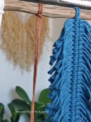 A post by @macramedecorbykaterina on TikTok caption: Today's macrame inspiration #macrametutorial 