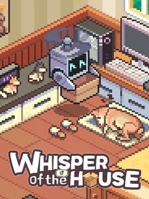 A post by @wholesomegames on TikTok caption: Help the townspeople move, organize, and clean their spaces in Whisper of the House! "In the process, your gentle touch might make a difference in their lives, and perhaps uncover some hidden stories..." #cleaning #indiegames #cozygames #cozygamer