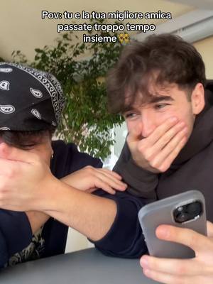 A post by @romanoalessandro_ on TikTok caption: Ormai siamo una sola persona😂 Solo le vere migliori amiche possono capire💋 Mandateglielo💀