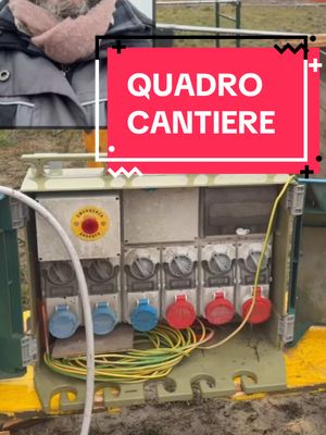 A post by @elettricistafelice on TikTok caption: Suggerimenti per collegare il quadro di cantiere? 😊 Cos’altro devo fare? #elettricistafelice #elettricista #lavoro #elettrico #elettricità #cantiere 