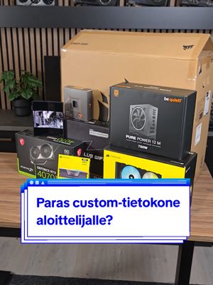 A post by @ossiteks on TikTok caption: Mainos @Gigantti Gaming  Tässä videossa kasaan 1799€ Gigantti Build 310! Näitä PC-rakennussarjoja löytyy monia erilaisia, sopivasti jokaiseen hintaluokkaan, olipa budjettisi sitten 799 € tai 1799 €.