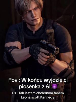 A post by @patrykpieczek on TikTok caption: #residentevil4 #leonscottkennedy #residentevil #polska #2025 #dlaciebie 