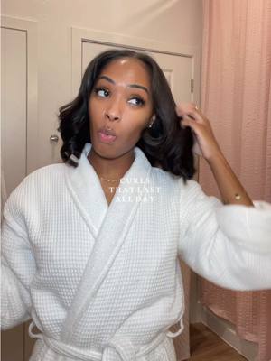 A post by @jaylonbrooke on TikTok caption: Heatless but still bringing the heat 😮‍💨  #diyblowout #overnightblowoutresults #heatlesscurls 