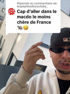 A post by @farigolow on TikTok caption: Réponse à @lespepitesdeyoutube_ Depuis quand ça existe les McDo comme ça..😳 #cap #humour #defi #macdonalds 