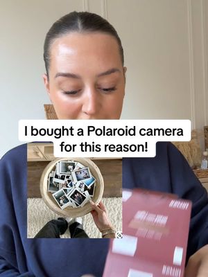 A post by @sophieclarewhite on TikTok caption: I bought a Polaroid camera for this reason! #polaroid #polaroidcamera #camera #digitalcamera #memories #printedphotos 