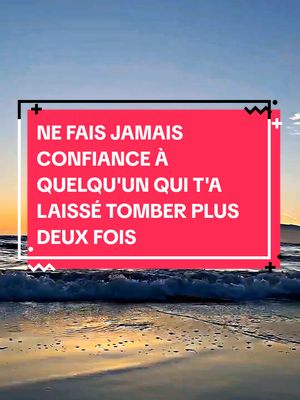 A post by @francais.arabic2 on TikTok caption: NE FAIS JAMAIS CONFIANCE À QUELQU'UN QUI T'A LAISSÉ TOMBER PLUS DEUX FOIS... #apprendrelefrançais #تعلم_اللغة_الإنجليزية #apprendresurtiktok #france🇫🇷 #france #paris 