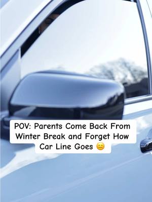 A post by @terrell_jarius on TikTok caption: Cause one thing for certain, two things for sure, you not about to skip me baby! 😤 I’ve never been a stranger to honking this horn and it’s wayyy too cold to be playing like we haven’t been doing this all year! 😂 #pov #carline #school #parenting #winterbreak #funny 