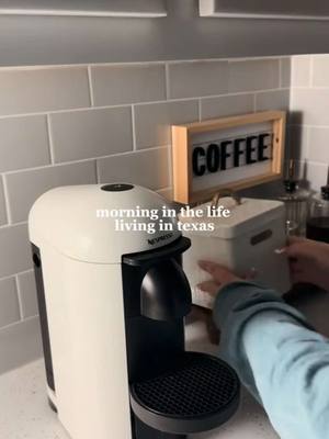 A post by @lifewith_jordan on TikTok caption: chilly wednesday morning ❄️☁️ #chillymorning #Vlog #morninginthelife #texas #fyp #wellness #morningroutine #nespresso #cozyhome @Hatch for Sleep @The Coconut Cult @Nespresso USA @HYDROJUG 