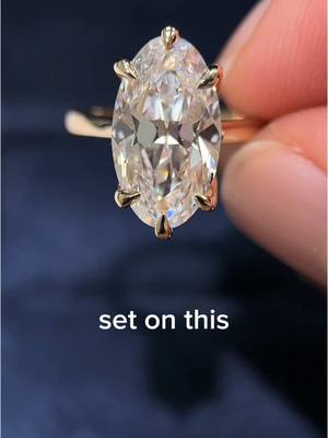 A post by @stienhardt on TikTok caption: Wait till y’all see this crazy Dutch marquise cut diamond we just made!!