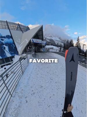 A post by @kjread on TikTok caption: What’s the coolest lift you’ve seen? #ski #skiing 