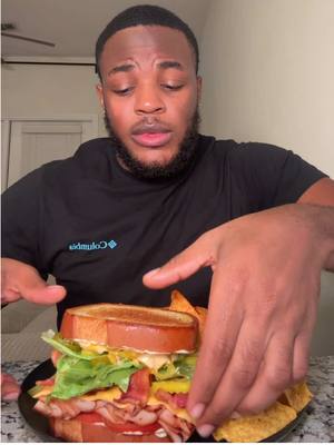 A post by @1lavell111 on TikTok caption: Turkey Club🥪  #foryoupage #sandwich #fye #mukbang #foodies #f 