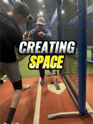 A post by @coachrayallday on TikTok caption: Creating Space and Livin’ that Line Drive Life with Marlboro High School junior slugger Chris Joy! #fyp #baseball #baseballcoach #baseballlife #baseballtiktoks 