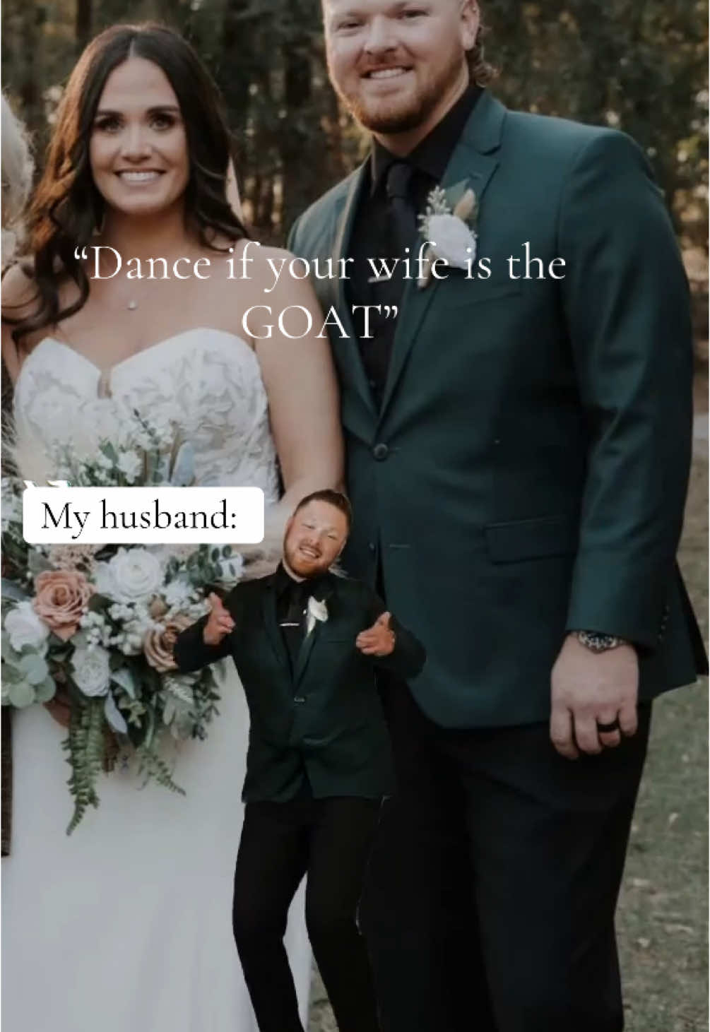 A post by @britneycartwright0 on TikTok caption: Let ‘em know baby @Dustin Hartigan 💁🏻‍♀️ #rockyohips #justmarried #trending 
