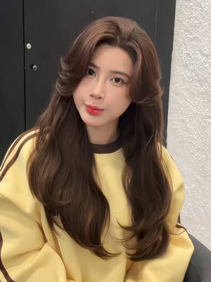 A post by @swans.hairsalon on TikTok caption: Làm tóc cho em gái ăn Tết #swanshairsalon #LearnOnTikTok 