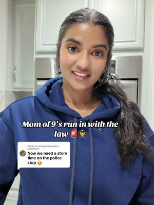 A post by @mzkora on TikTok caption: Replying to @mrsqueenjrose It will definitely be a memorable trip to Utah, for more than one reason. 🤣 #momof9 #police #fyp #driving #fypシ 