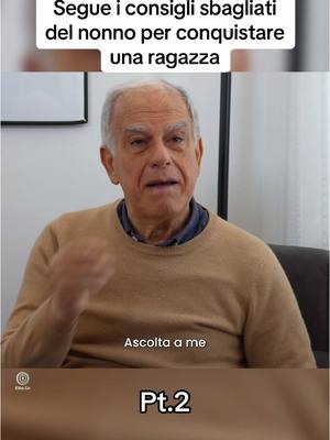 A post by @kiko.co.official on TikTok caption: Segue i consigli sbagliati del nonno per conquistare una ragazza Pt.2 #consigli #sbagliati #videoemozionali #kikoco 