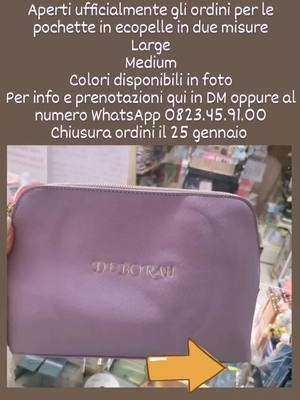 A post by @deborahlacartolaiapazza on TikTok caption: Pochette Beauty personalizzabili in ecopelle Misure disponibili Medium Large ♥️♥️♥️♥️♥️ #cartolerialovers #cartoleriadgrservice #neiperte #beauty #skincare 