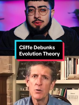 A post by @nikkeswani on TikTok caption: Cliffe Knechtle DESTROYS Evolution Theory 😳 … #christiantiktok #cliffeknechtle #Jesus #bible #fyp 