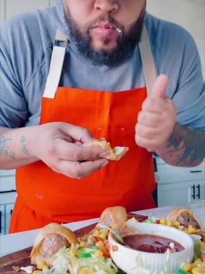 A post by @thestreetwearchef on TikTok caption: People decide on 3 things in the new year. Dry January, working out and TRYING TO SAVE MONEY AFTER THE HOLIDAYS! @ALDI USA can help you with that! This is another dope recipe you can make by shopping at Aldi. Save your money and wow your guests with this fiesta meatball ring! #chef #food #tasty #Foodie #aldi #aldifinds 